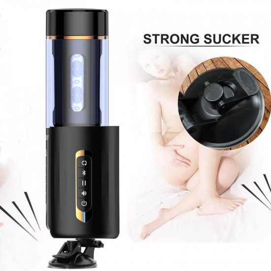 bluetooth sex toy thrusting auto blow new masturbator