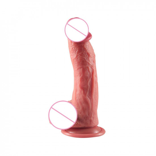 borg - realistic silicone suction dildo 5.5 inch