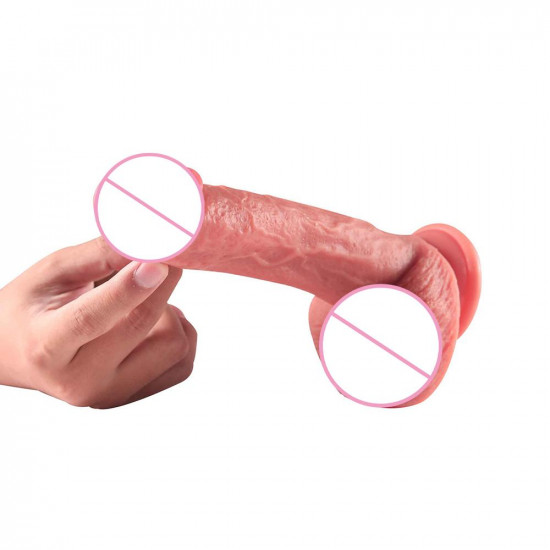 borg - realistic silicone suction dildo 5.5 inch