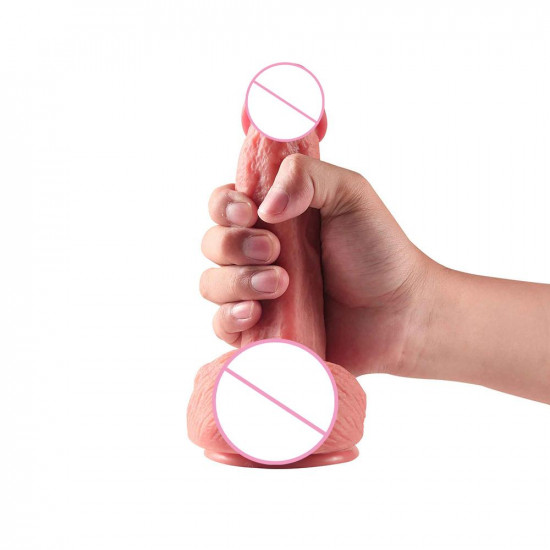 borg - realistic silicone suction dildo 5.5 inch borg - realistic silicone suction dildo 5.5 inch