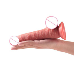 borg - realistic silicone suction dildo 5.5 inch