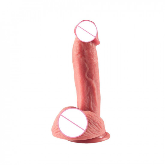 borg - realistic silicone suction dildo 5.5 inch