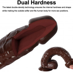 brown dildo g spot realistic lifelike
