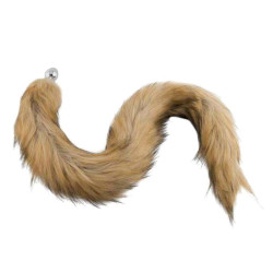 brown fox anal tail 32"	