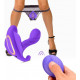 soft butterfly strap on vibrator wireless wearable massager