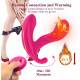 soft butterfly strap on vibrator wireless wearable massager