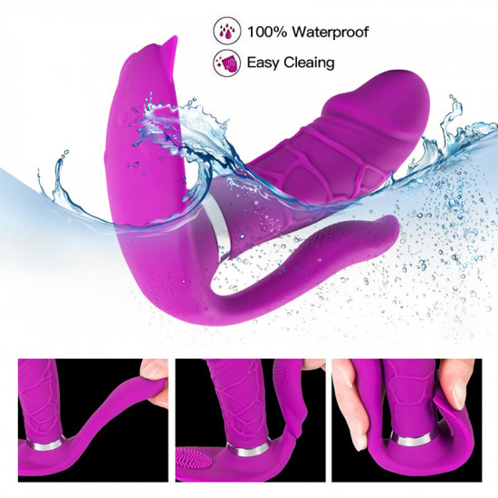 butterfly wearable vibrator g spot clitoris stimulator massager