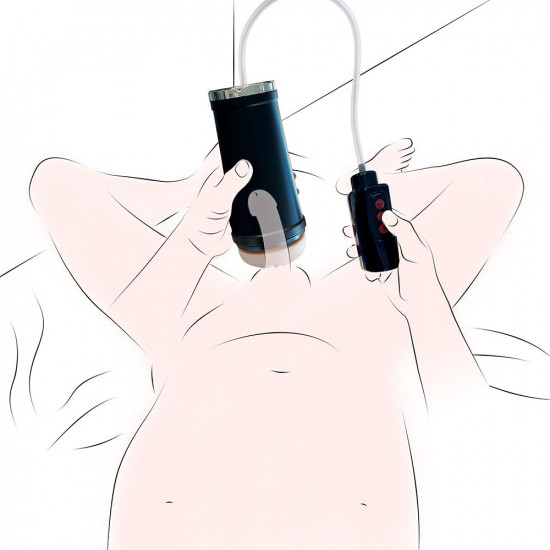 carl - hands free male masturbator with suction