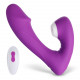 remote clitoral sucking g-spot vibrator 9 vibrations & suctions