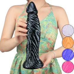 custom fantasy monster big black dildo