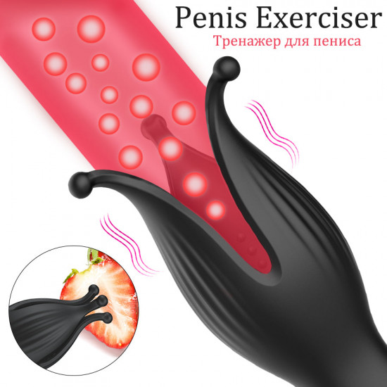 deep throat penis exerciser nipple stimulator automatic male masturbator