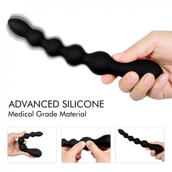 defy - vibrating silicone anal beads