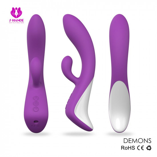 demons - curved silicone g spot vibrator