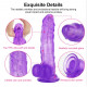 shower suction dildo realistic 360° rotation dildo stimulator