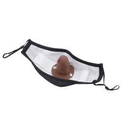 discreet mask gag out face dildo