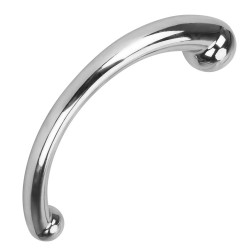 double end metal dildo - stainless steel anal plug prostate massage milk