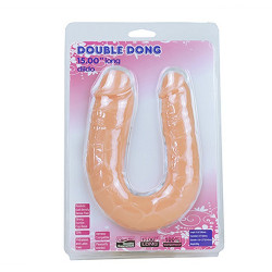 baile double-ended crystal tpr jelly realistic dildo