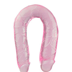 baile double-ended crystal tpr jelly realistic dildo