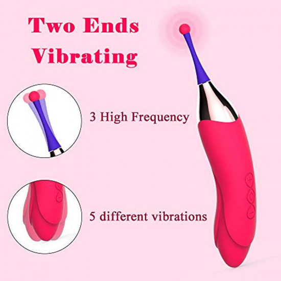 double-head clitoris massager