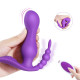 double-headed silicone pull beads wireless remote control vibrator