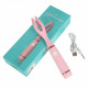 double-headed variable frequency silent vibrator for breasts vagina