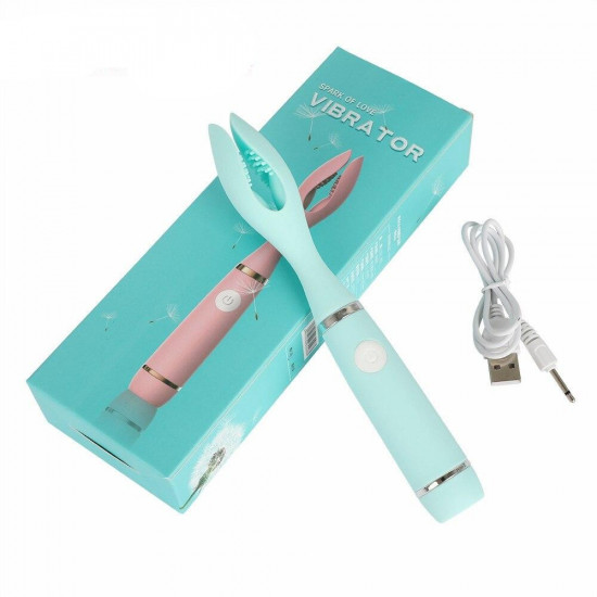 double-headed variable frequency silent vibrator for breasts vagina