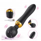 double head magnetic charging strong vibrator with lighting button