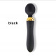 double head magnetic charging strong vibrator with lighting button