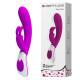 double motors 12 frequencies vibrating silicone rabbit vibrator