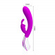 double motors 12 frequencies vibrating silicone rabbit vibrator