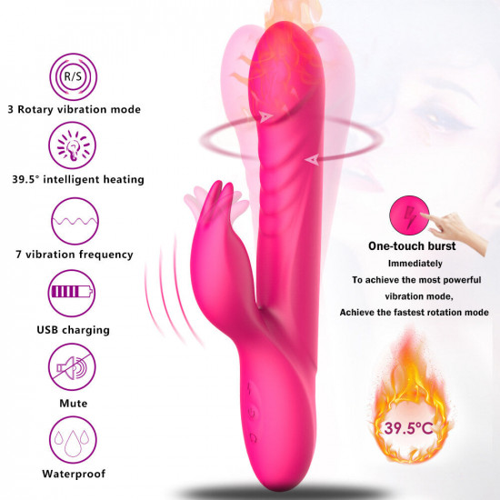 double motors dildo multiple modes rabbit vibrator double motors dildo multiple modes rabbit vibrator
