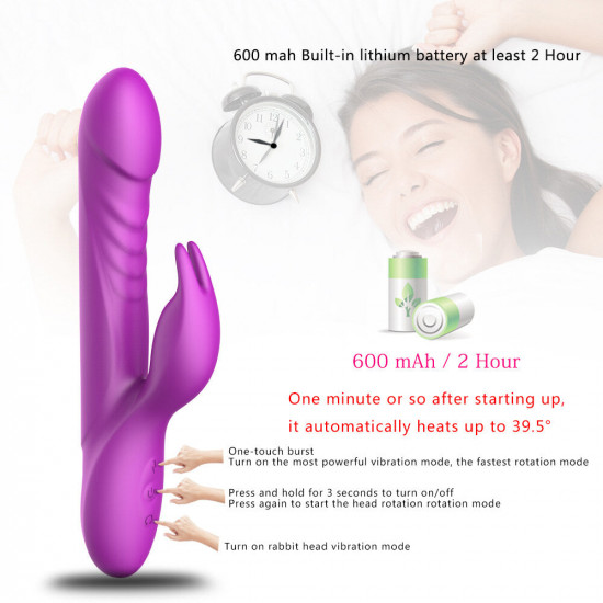 double motors dildo multiple modes rabbit vibrator double motors dildo multiple modes rabbit vibrator