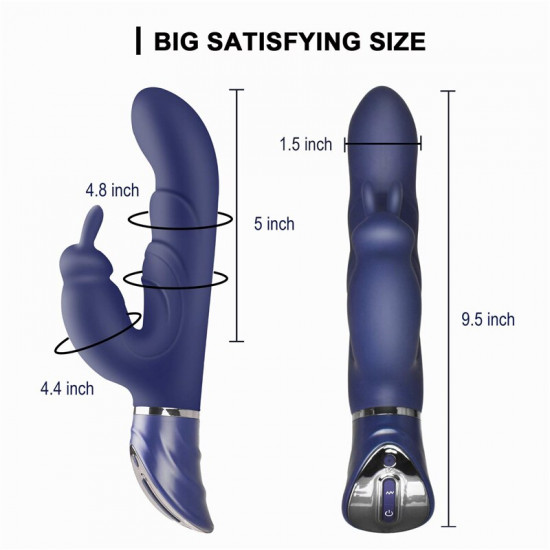 double motors heating massaging 10 modes waterproof rabbit vibrator double motors heating massaging 10 modes waterproof rabbit vibrator