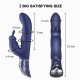 double motors heating massaging 10 modes waterproof rabbit vibrator