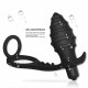 double rings prostate massager waterproof butt plug