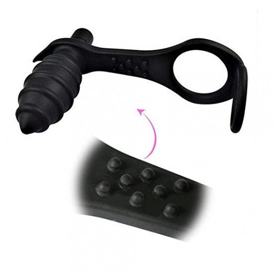 double rings prostate massager waterproof butt plug