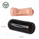 dual heads real skin men masturbator sex toy for vaginal oral sex