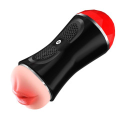 double sided pocket pussy vagina and mouth glans trainer