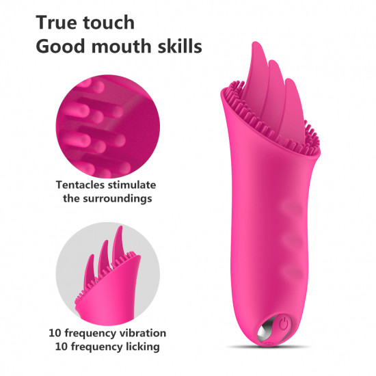 dynamic tongue licking masturbation vagina stimulation vibrator