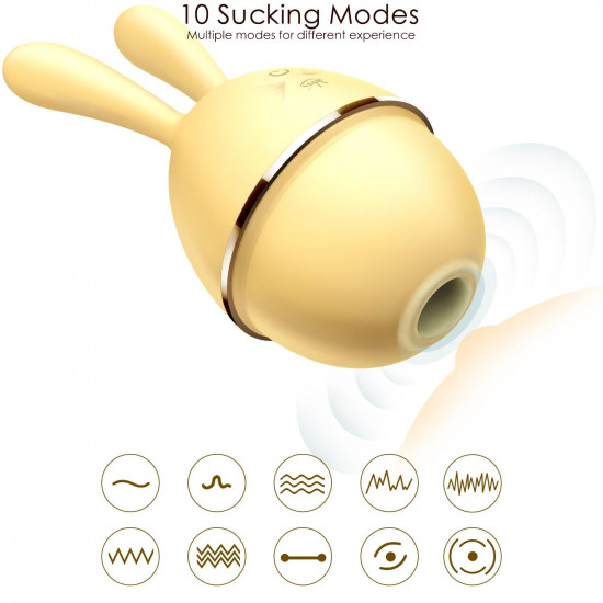 erocome 360°sucking vibrating rabbit vibrator for women erocome 360°sucking vibrating rabbit vibrator for women