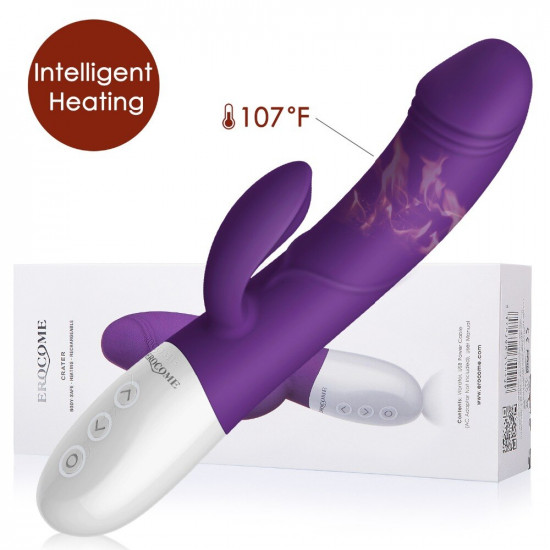 erocome crater intelligent heating 8x8 modes dual-point vibrator