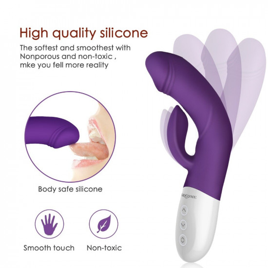 erocome crater intelligent heating 8x8 modes dual-point vibrator