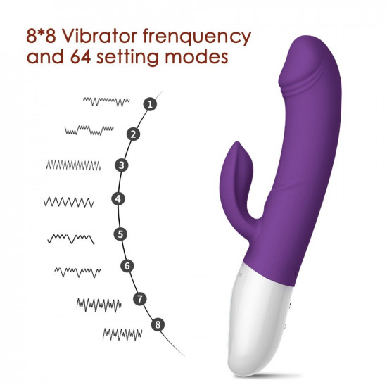 erocome crater intelligent heating 8x8 modes dual-point vibrator