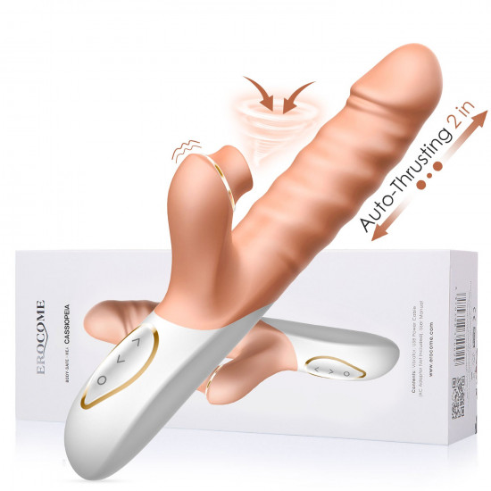 erocome rotation thrusting dildo vibrator with clit sucker