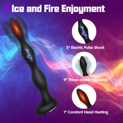 estim prostate massager - vibrating butt plug for intense anal stimulation