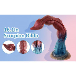 long alien monster scorpion spike dildo