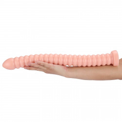 extra long tail butt plug - sprial beads anal dildo vaginal prostate massager