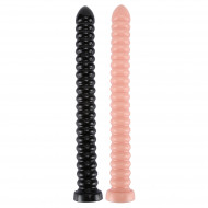 extra long tail butt plug - sprial beads anal dildo vaginal prostate massager