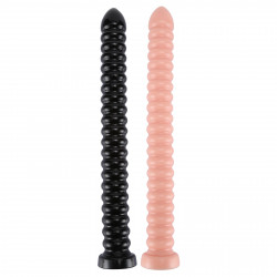 extra long tail butt plug - sprial beads anal dildo vaginal prostate massager