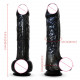 ezra - black dildo with suction cup 7 inch